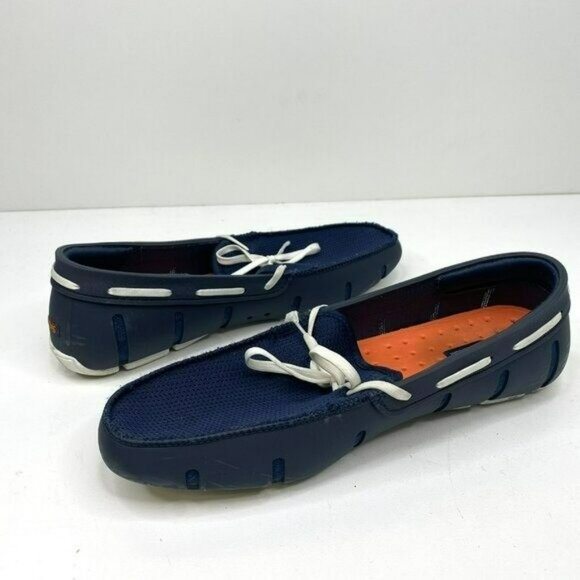 SWIMS Shoes Mens Size 9 Navy Blue Dock Deck Boat Water Slip On Loafers main image 8